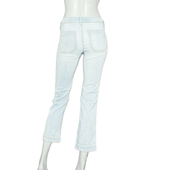 Seafarer Size 25 Work Jim Capri Jeans Faded Blue straight leg Italy - Picture 3 of 11